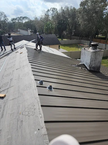 Durable metal roofing installed on a residential home in Apopka, Florida