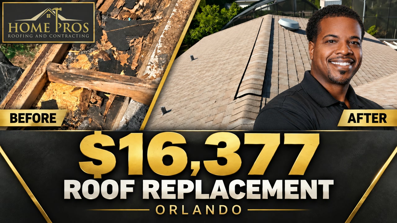 Marcus presents the Home Pros Orlando roof replacement case study