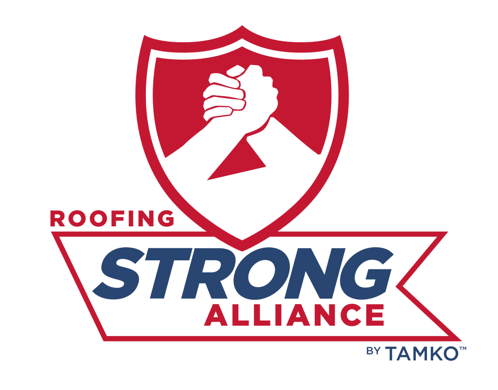 Roofing STRONG Alliance by TAMKO official logo