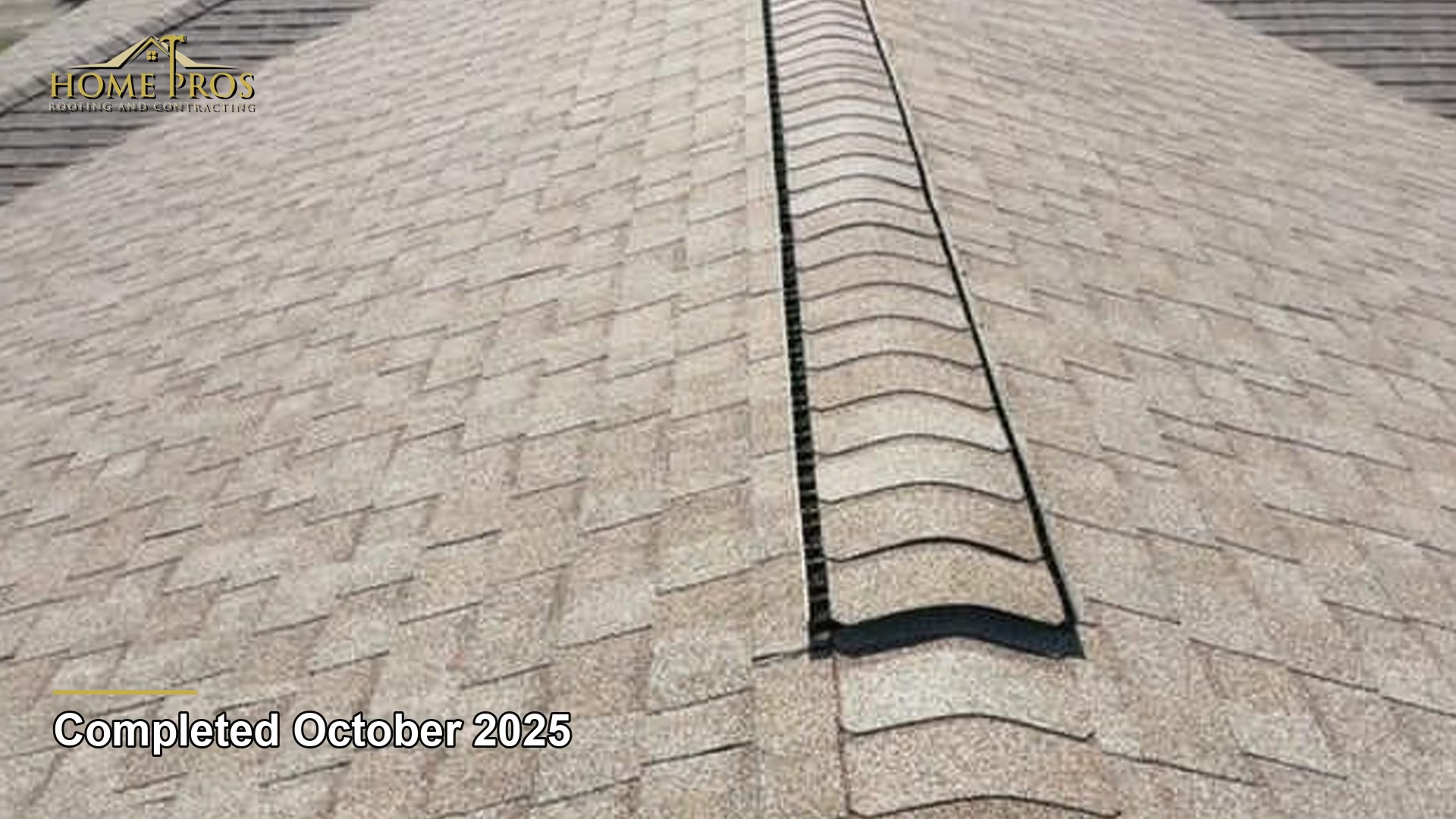 Completed CertainTeed Landmark shingle roof installed by Home Pros in Orlando